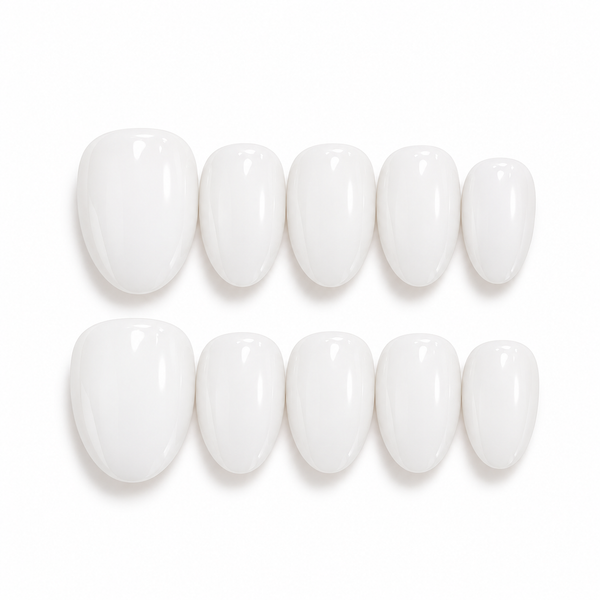 Daina white specialty nails
